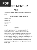 Traffic Light System Simulation Guide | PDF | Traffic Light | Arduino
