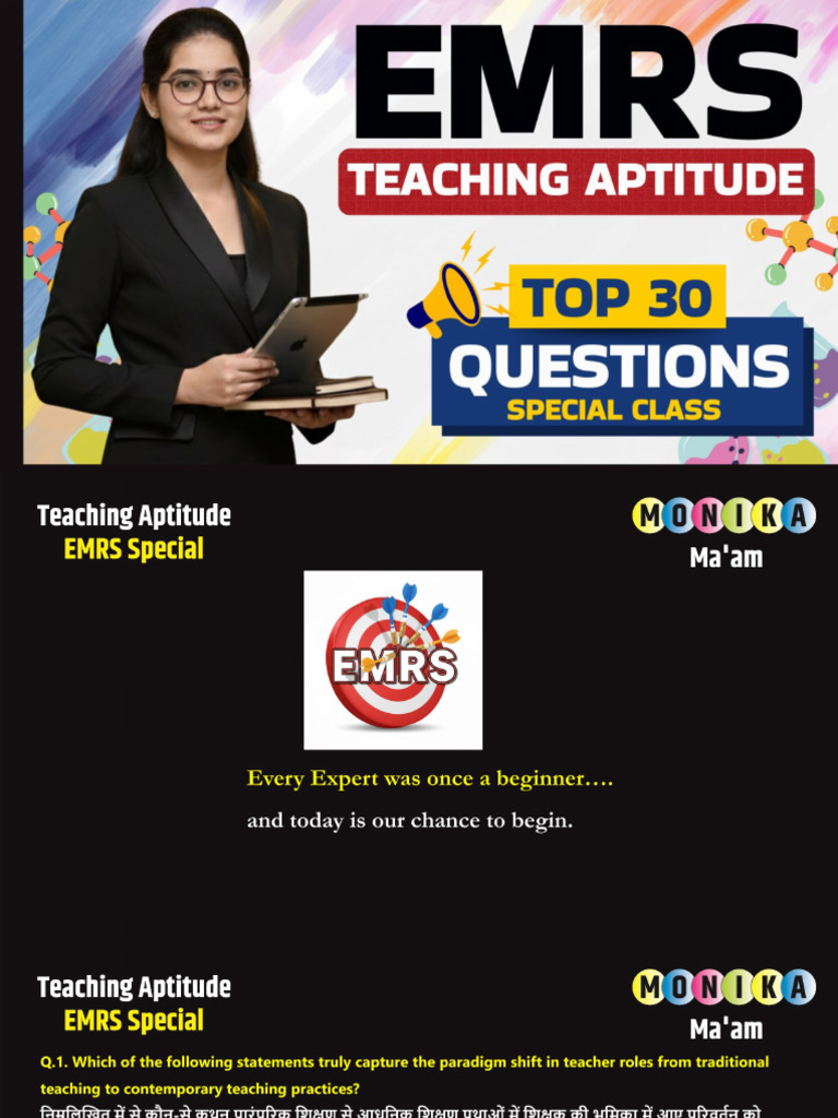 EMRS Practice Class 7 Nov | PDF