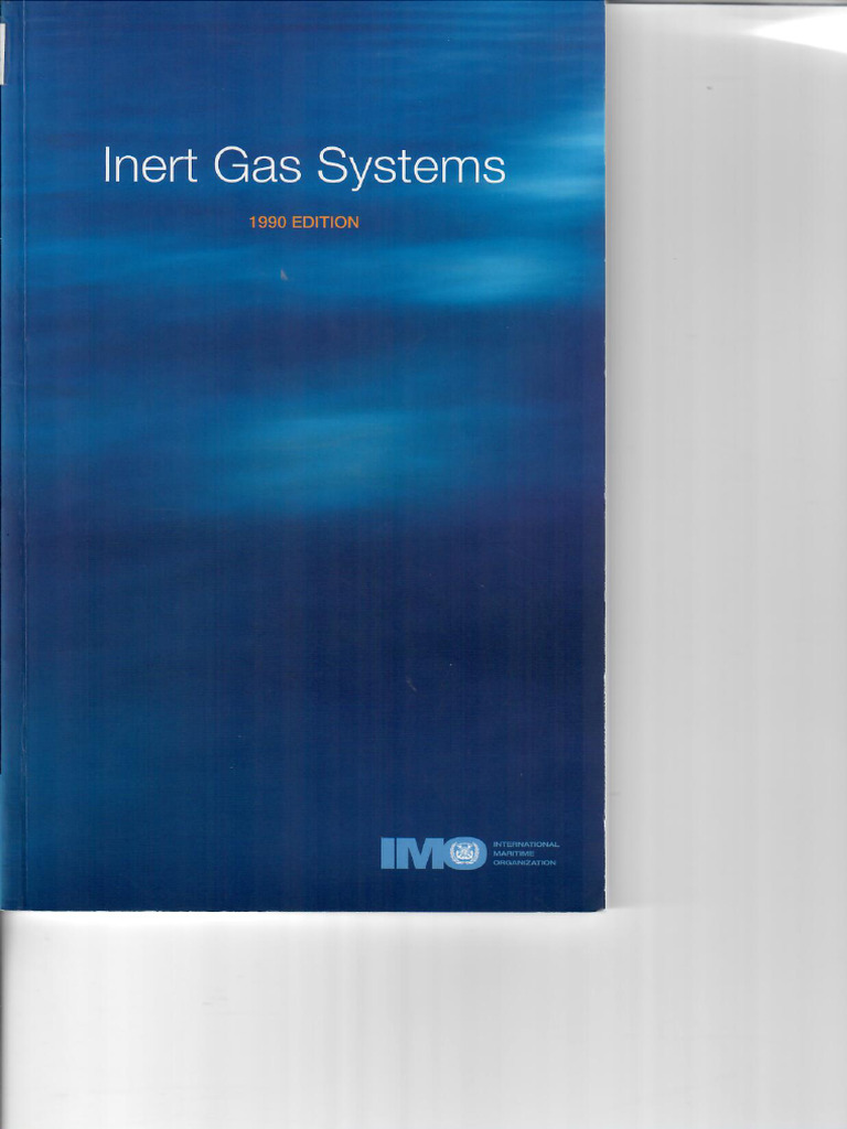 Inert Gas Systems IMO Pub Edicion de 1990 | PDF
