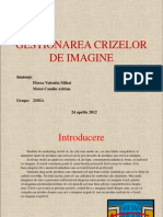 Gestionarea Crizelor de Imagine