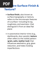 Understanding Rmr in Surface Finish | PDF | Surface Roughness | Tire