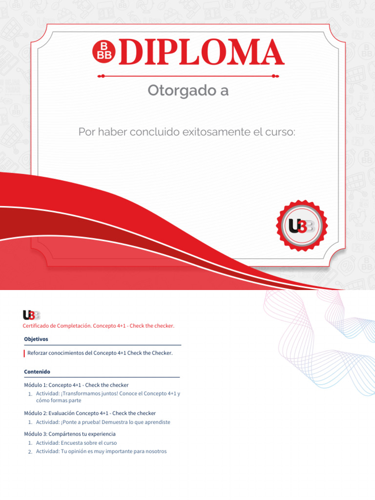 Curso Concepto 4+1: Check the Checker | PDF