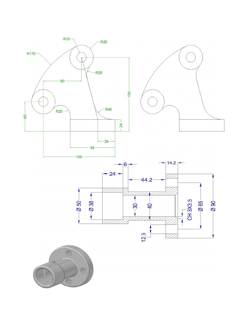 D & R Practice - Sheet-4 3D | PDF