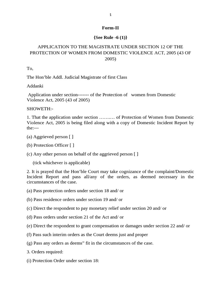 Form-2 | PDF | Public Law | Common Law