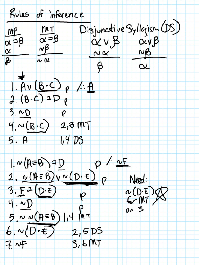 Disjunctive.+Syllogism+ | PDF