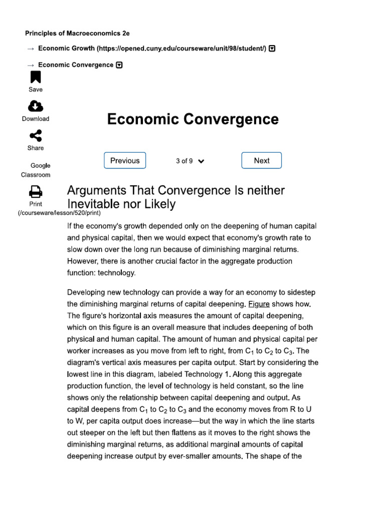 Economic Convergence | PDF