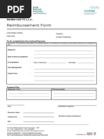 Cigna Neuron Reimbursement Form | PDF