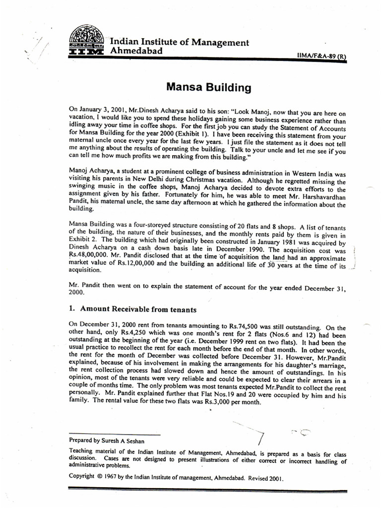 Mansa Building | PDF