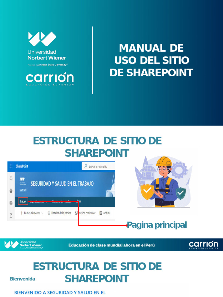 Manual de Uso de Sharepoint SST | PDF