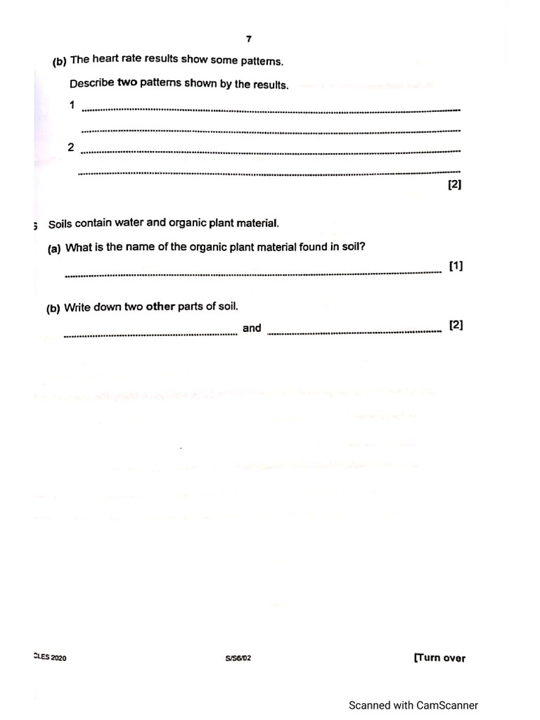 Primary Science Paper2 2020 Part2 | PDF