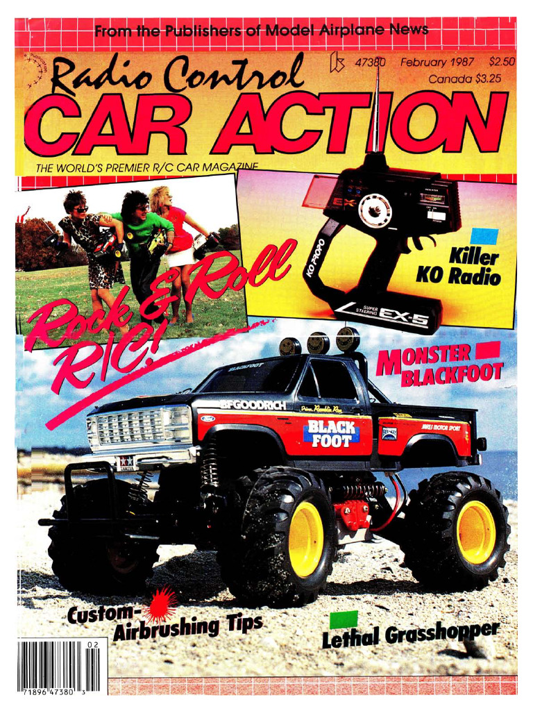 Radio Control Car Action Magazine 1987-02 | PDF | Engines | Paint
