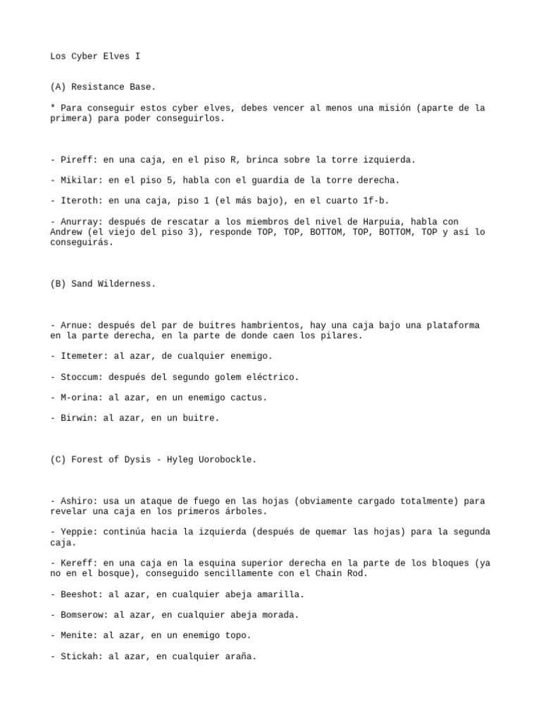 Guía Megaman Zero 2 | PDF