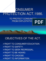Consumer Protection Act,1986