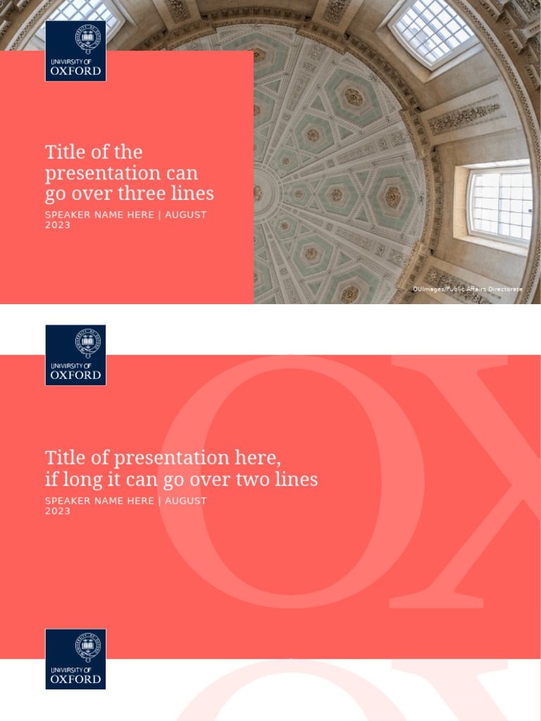 OU - Powerpoint-Template - Coral (Formerly Neutral) - v1.1 - DS | PDF