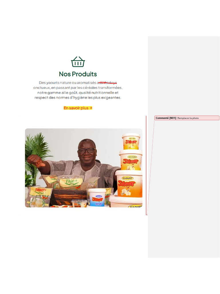 Lait Jaboot : Révisions et Suggestions | PDF