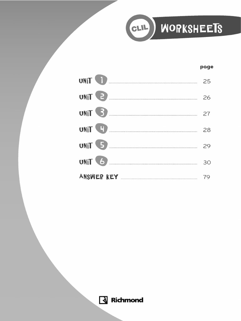 853373_2 Clil Worksheets + Tests (Parte 1) | PDF | Foods