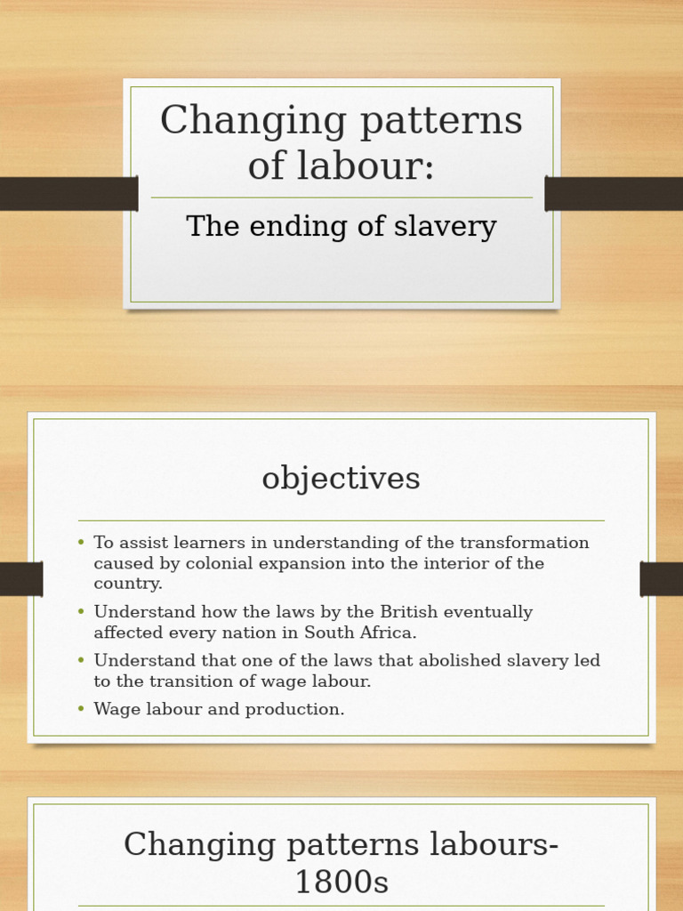 Changing Patterns of Labour | PDF