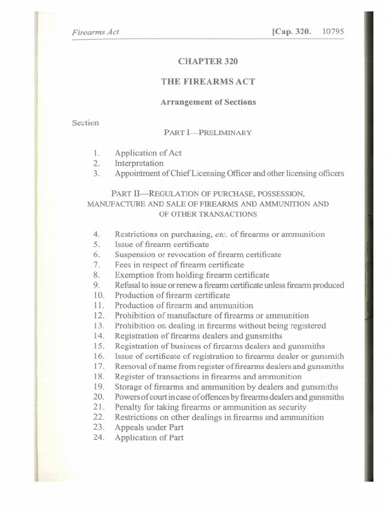 REVISED FIREARMS ACT | PDF