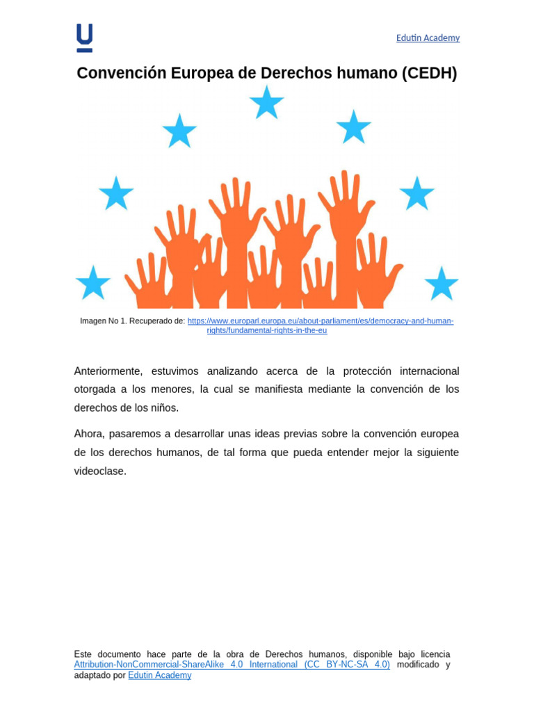 Convención europea de DDHH | PDF | Convenio europeo de derechos humanos ...