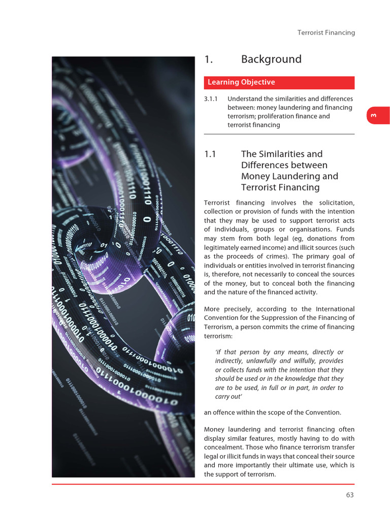 CFC - Chapter 3 - Study Notes | PDF | Terrorism Financing | Identity ...