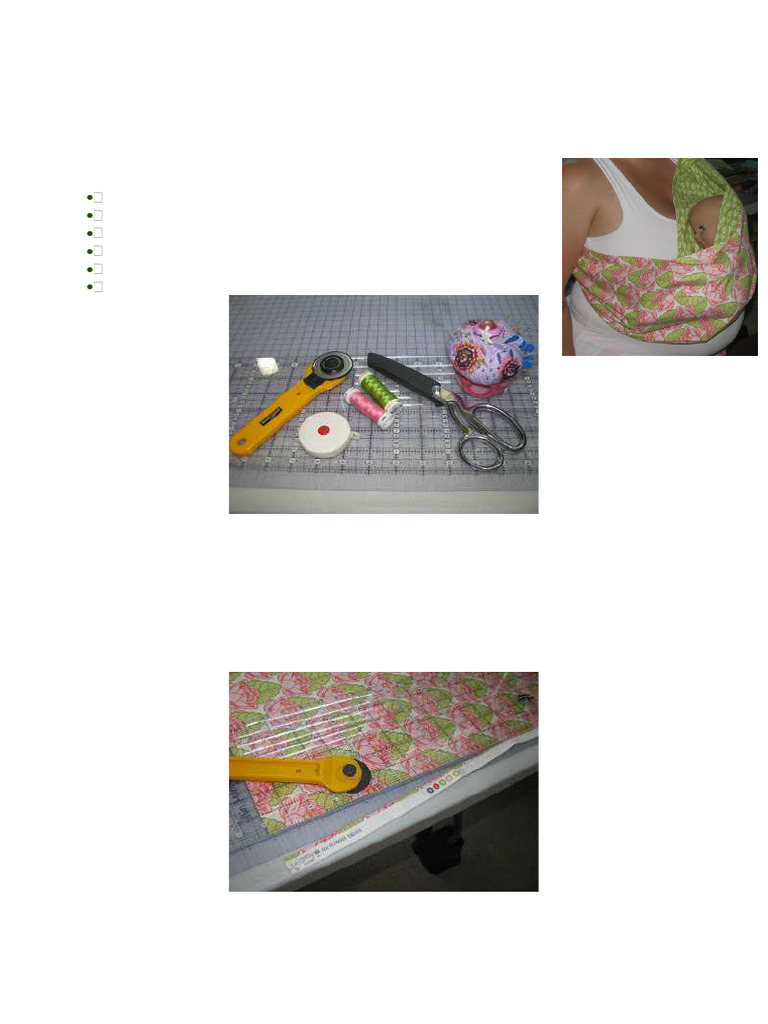 Baby Sling Tutorial | PDF