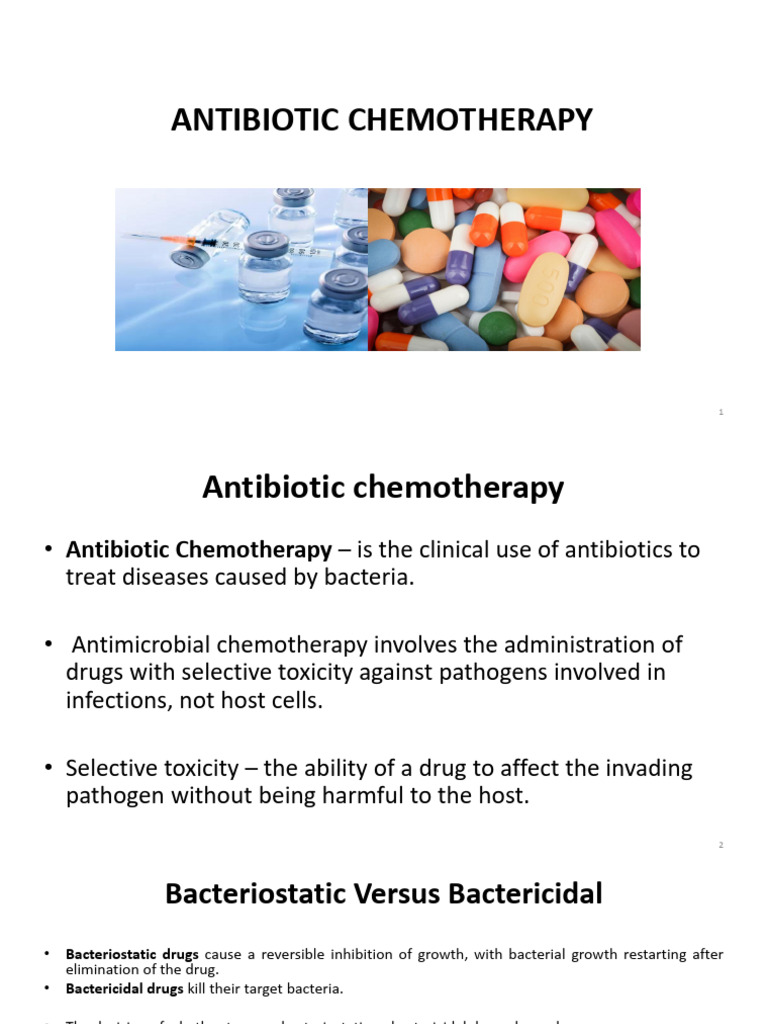 Understanding Antibiotic Chemotherapy | PDF | Antimicrobial Resistance ...