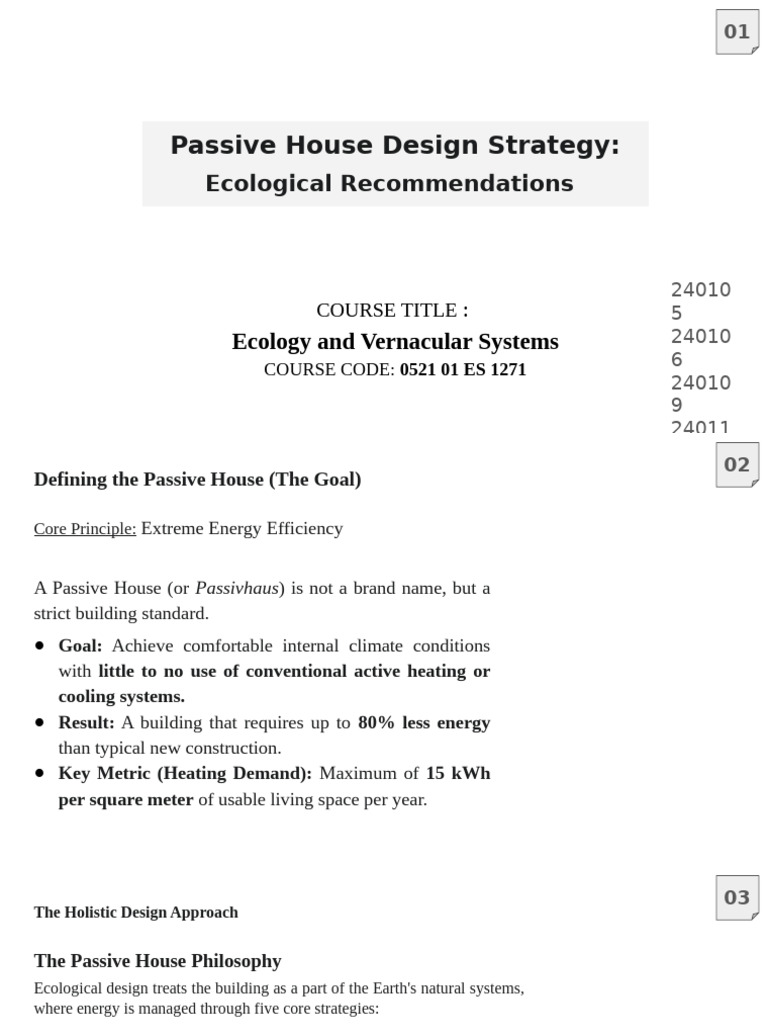 Passive House Design Strategies Explained | PDF | Building Insulation ...