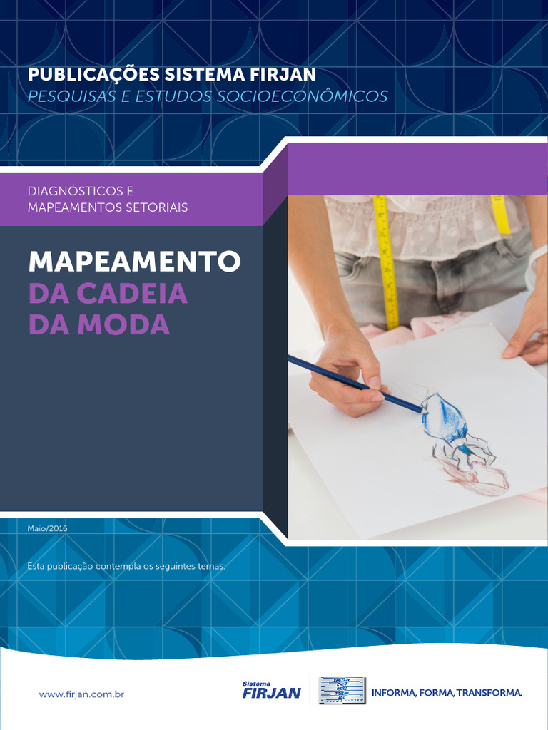 Mapeamento da Cadeia da Moda RJ | PDF | Têxteis | Roupas