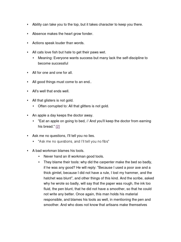 English Proverbs PDF Proverb Oxford University Press