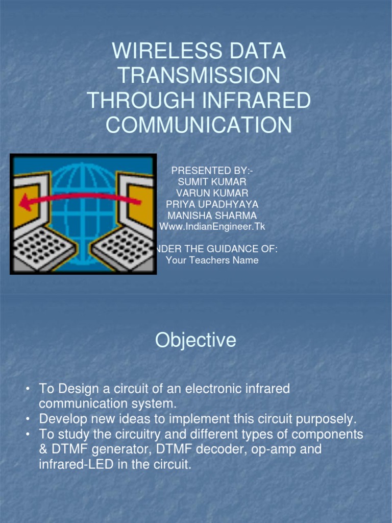 Infrared Wireless Data Transmission | PDF | Wireless | Infrared