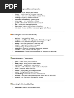 Architectural Features and Descriptions | PDF | Building Materials | Wall