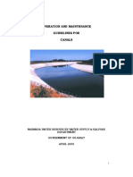 Manual For Canal Maintenance Operation