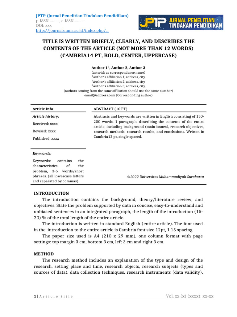 Guidelines for Educational Research Articles | PDF | Publishing