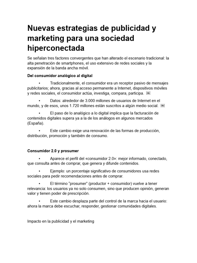 Estrategias de Marketing en la Era Digital | PDF | Publicidad | Marketing