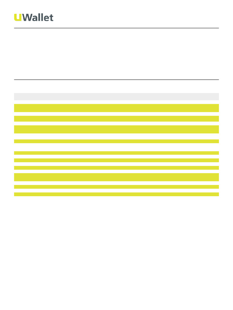 UWallet Account Statement Summary | PDF | Debits And Credits | Credit Card