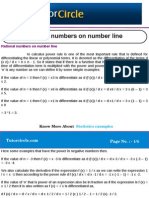 Rational Numbers On Number Line