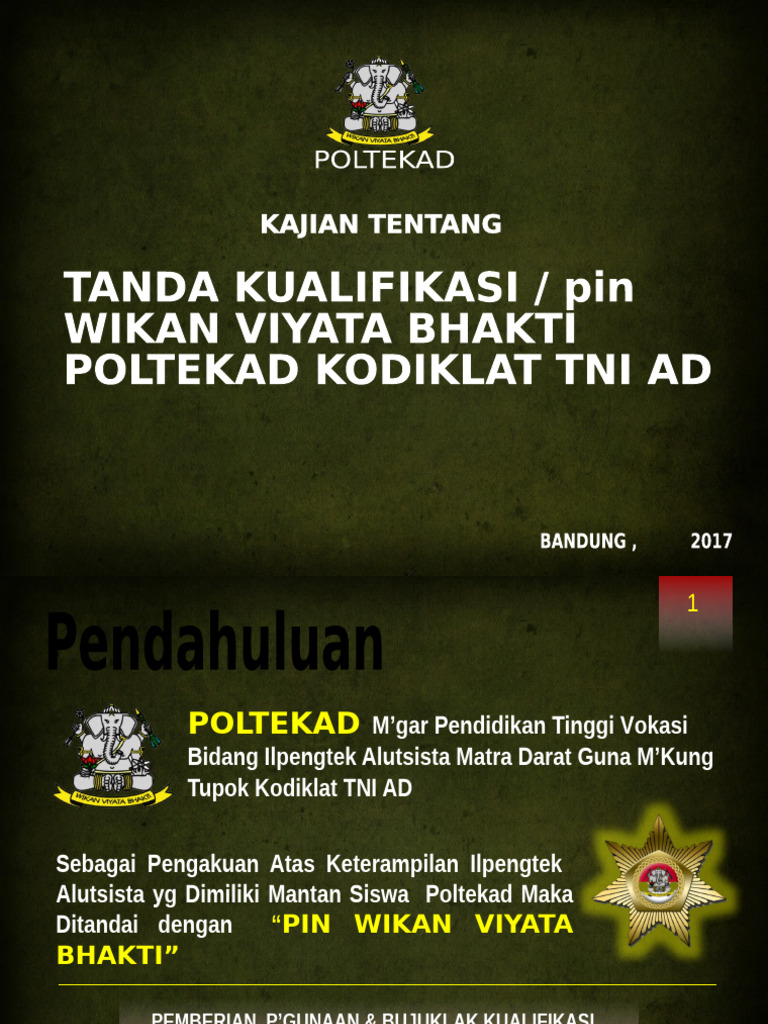 Tanda Kualifikasi Wikan Viyata Bhakti | PDF