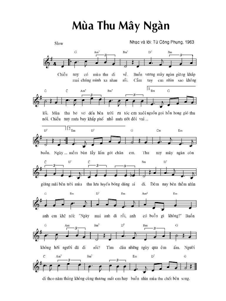 Mua Thu May Ngan | PDF