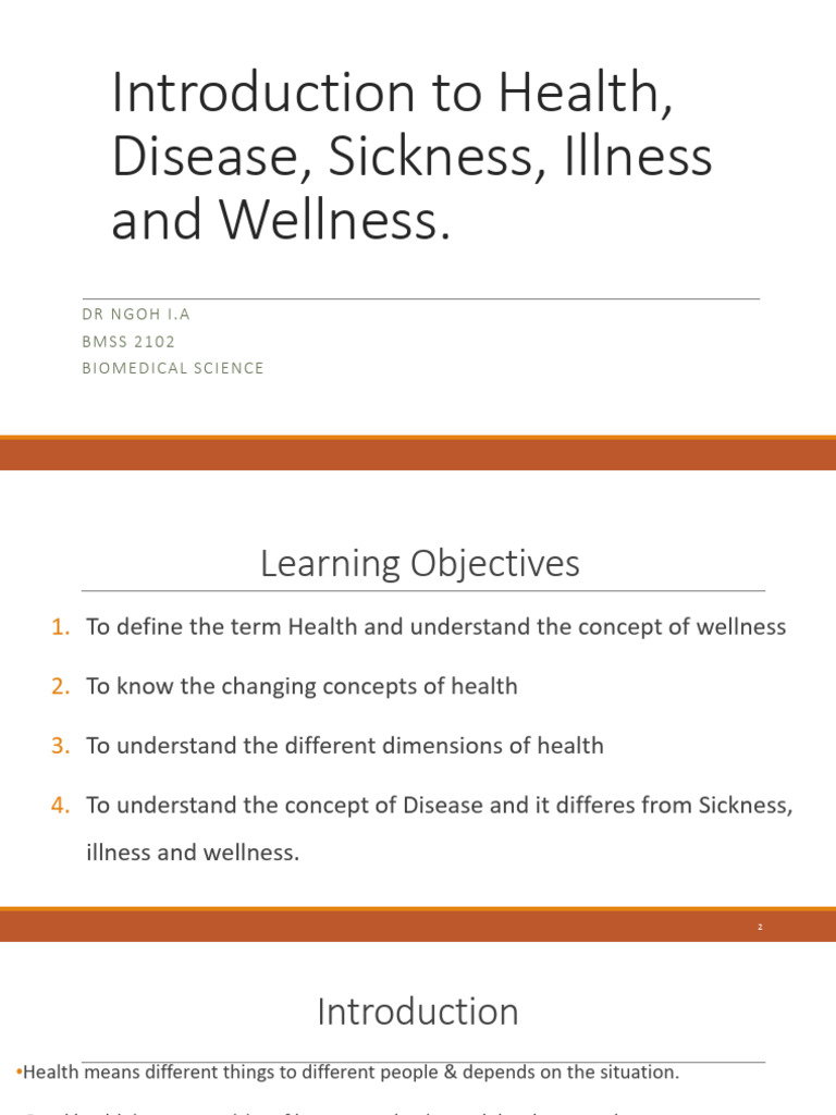 Understanding Health and Wellness Concepts | PDF | Mental Health ...