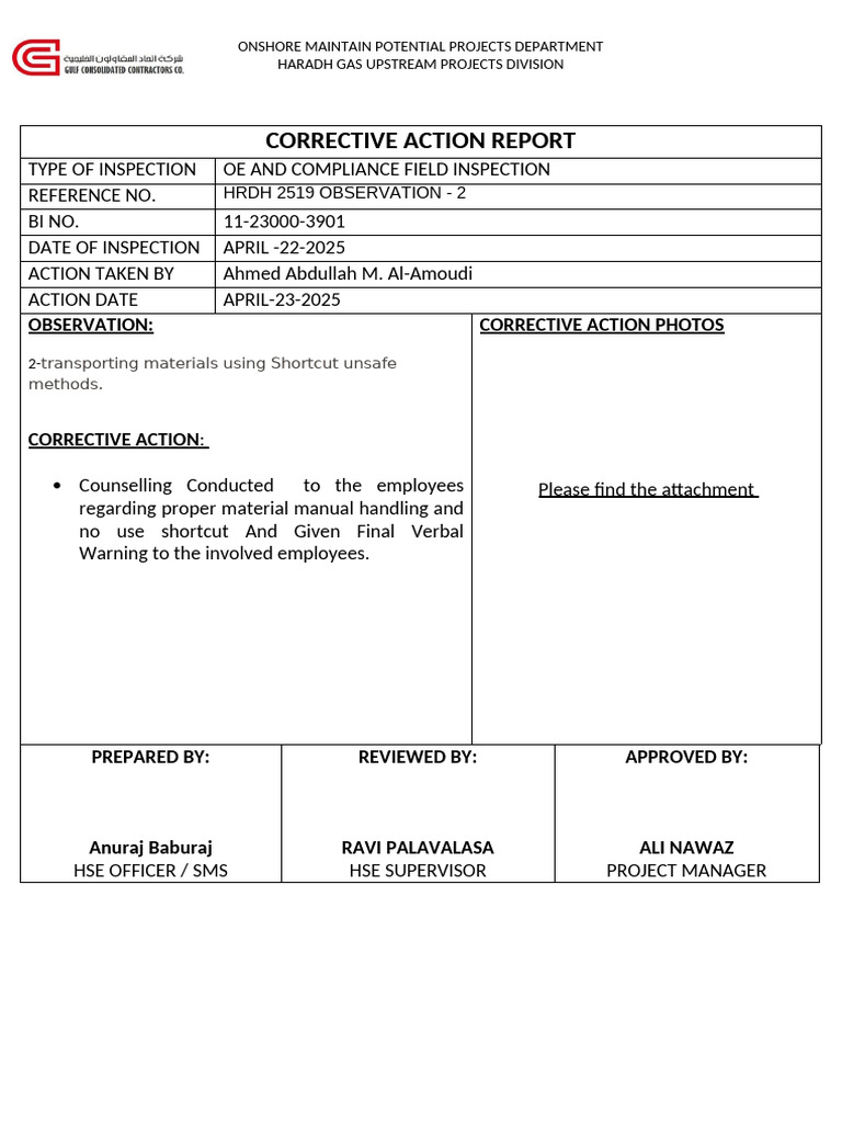 HRDH 2519 Observation - 2 | PDF