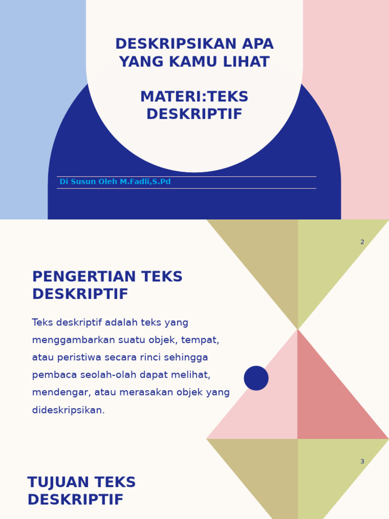 Panduan Lengkap Teks Deskriptif | PDF