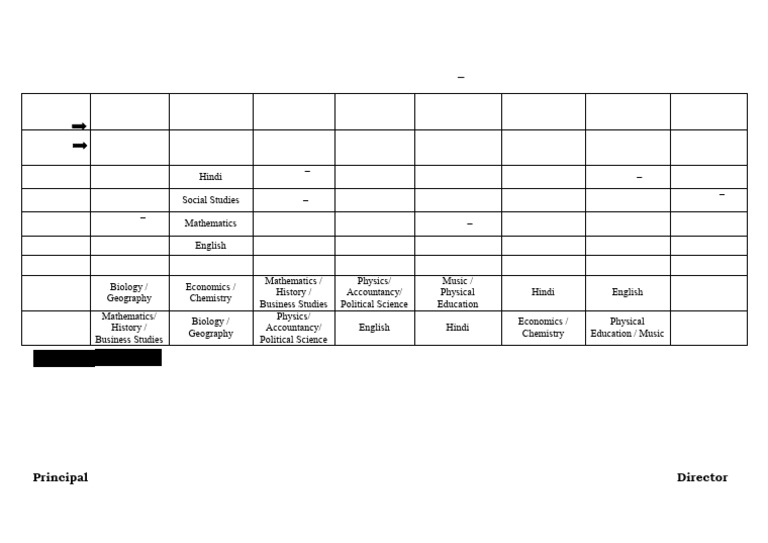 2025-26 Half Yearly Exam Schedule | PDF