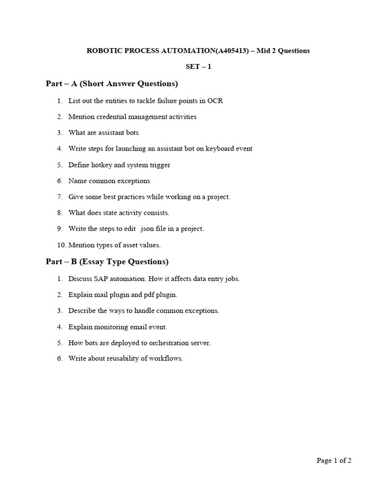 Rpa Mid 2 | PDF