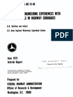 A Review of Engineering Experiences With Expansive Soils in Highway Subgrades