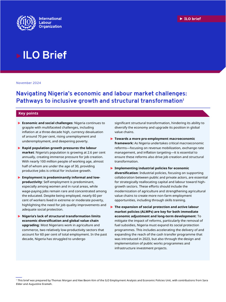 Nigeria's Economic Challenges and Solutions | PDF | Cost Of Living ...