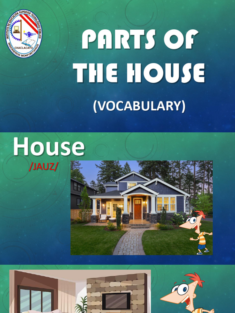 Parts of the House Vocabulary Guide | PDF
