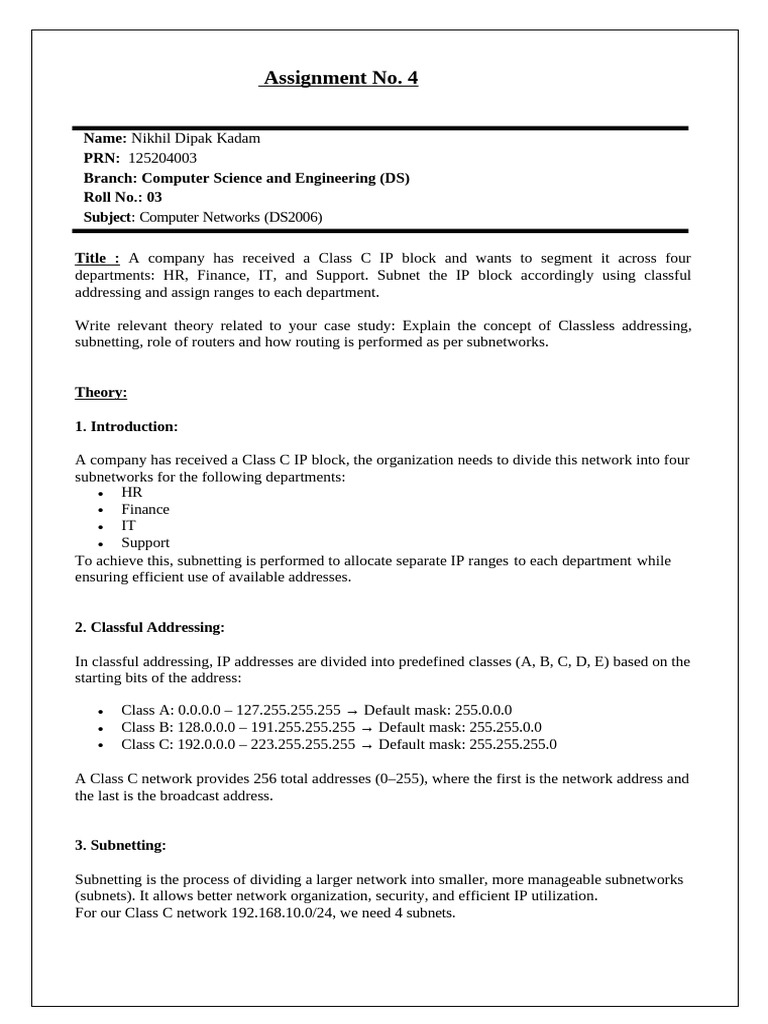 lab4 (1) | PDF | Ip Address | Network Protocols