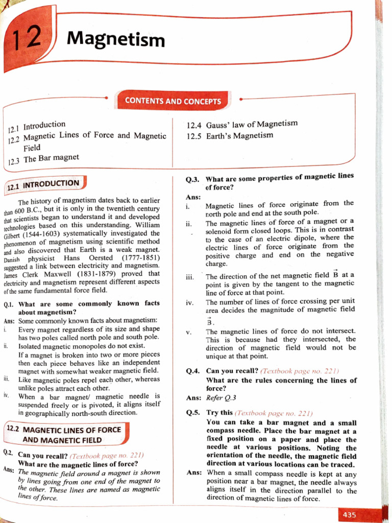 Understanding Magnetism Concepts | PDF | Magnetic Field | Magnetism