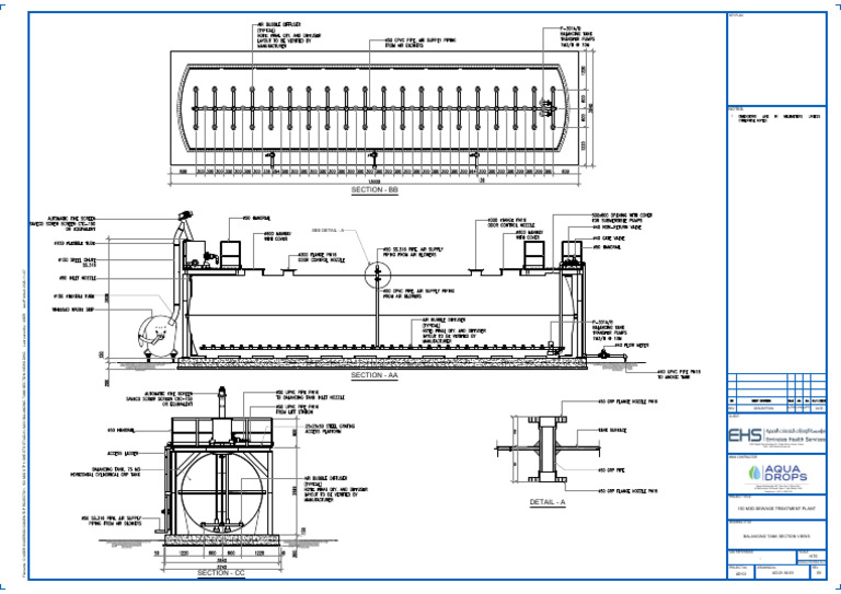 Balancing Tank Section Views - STP | PDF
