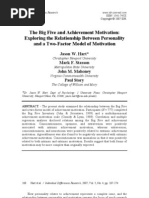 Download The Big Five and Achievement Motivation by gota Skovrn SN94539772 doc pdf